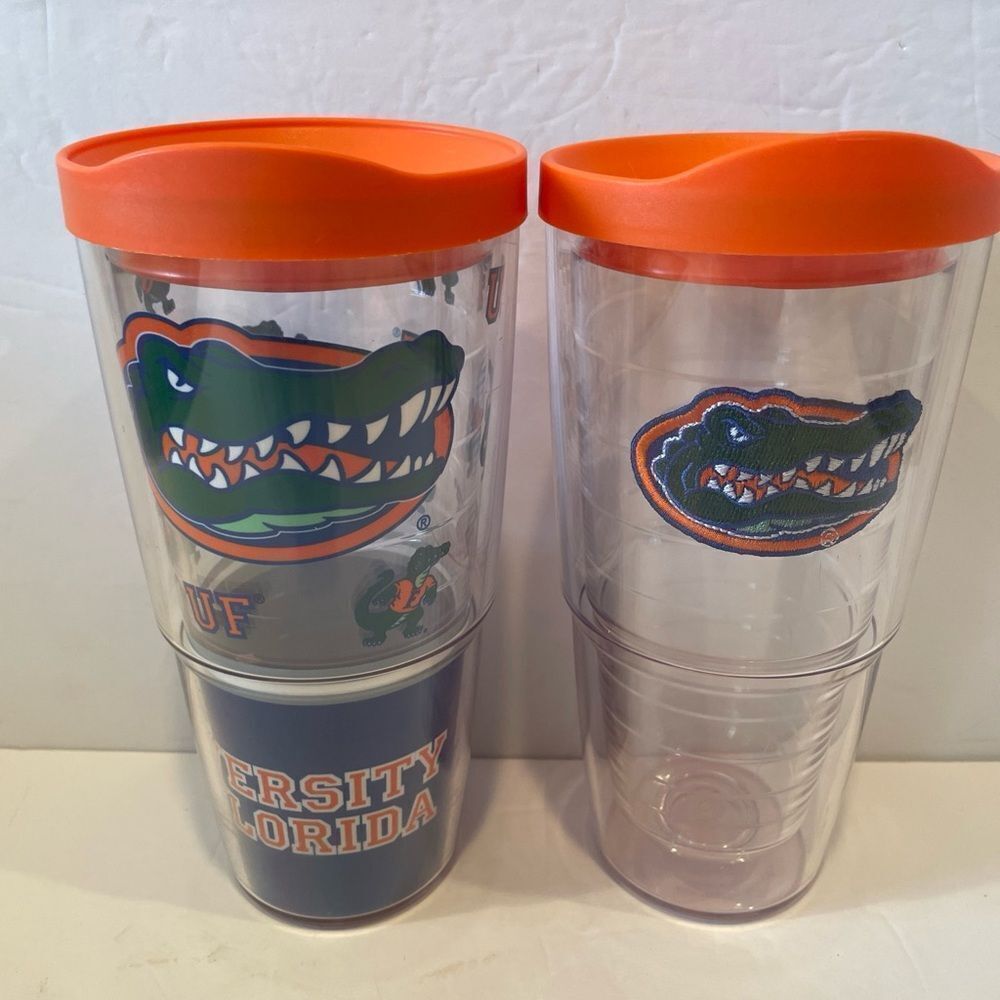 Tervis Florida Gators Tumblers with Orange LidsTervis 16 oz